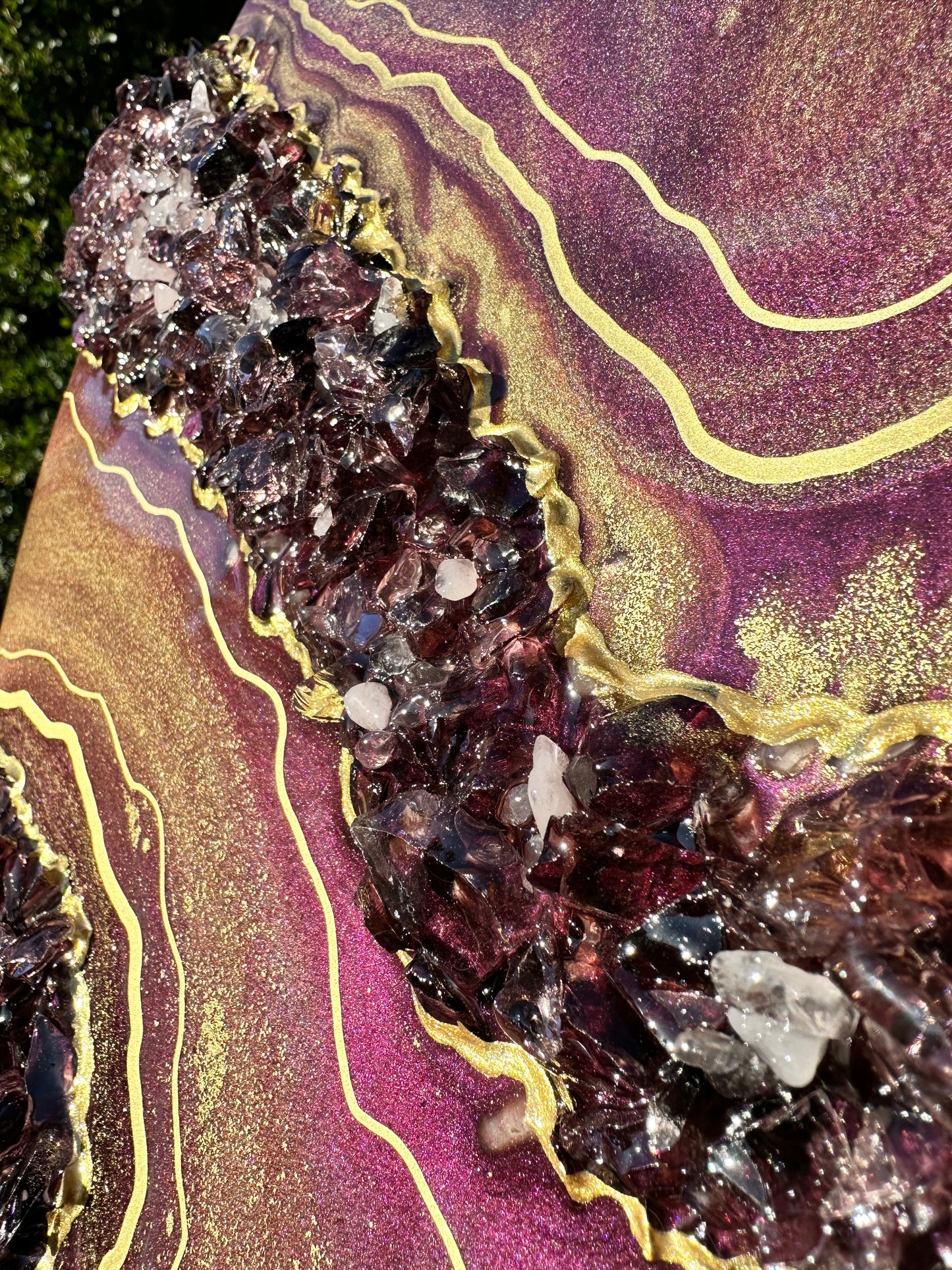 Tableau mural Géode -ronde