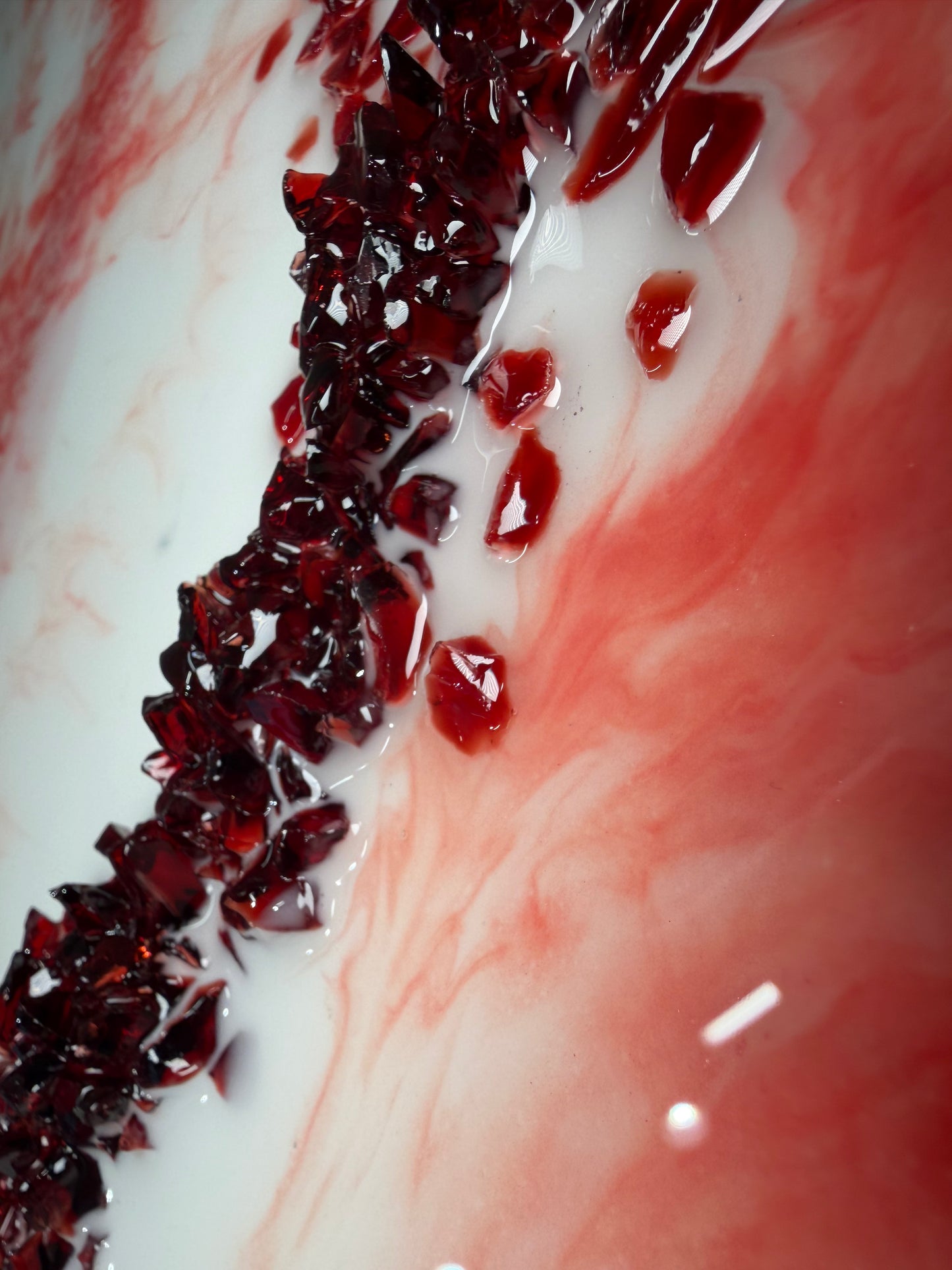 Tableau mural résine - Mémoire du coeur.