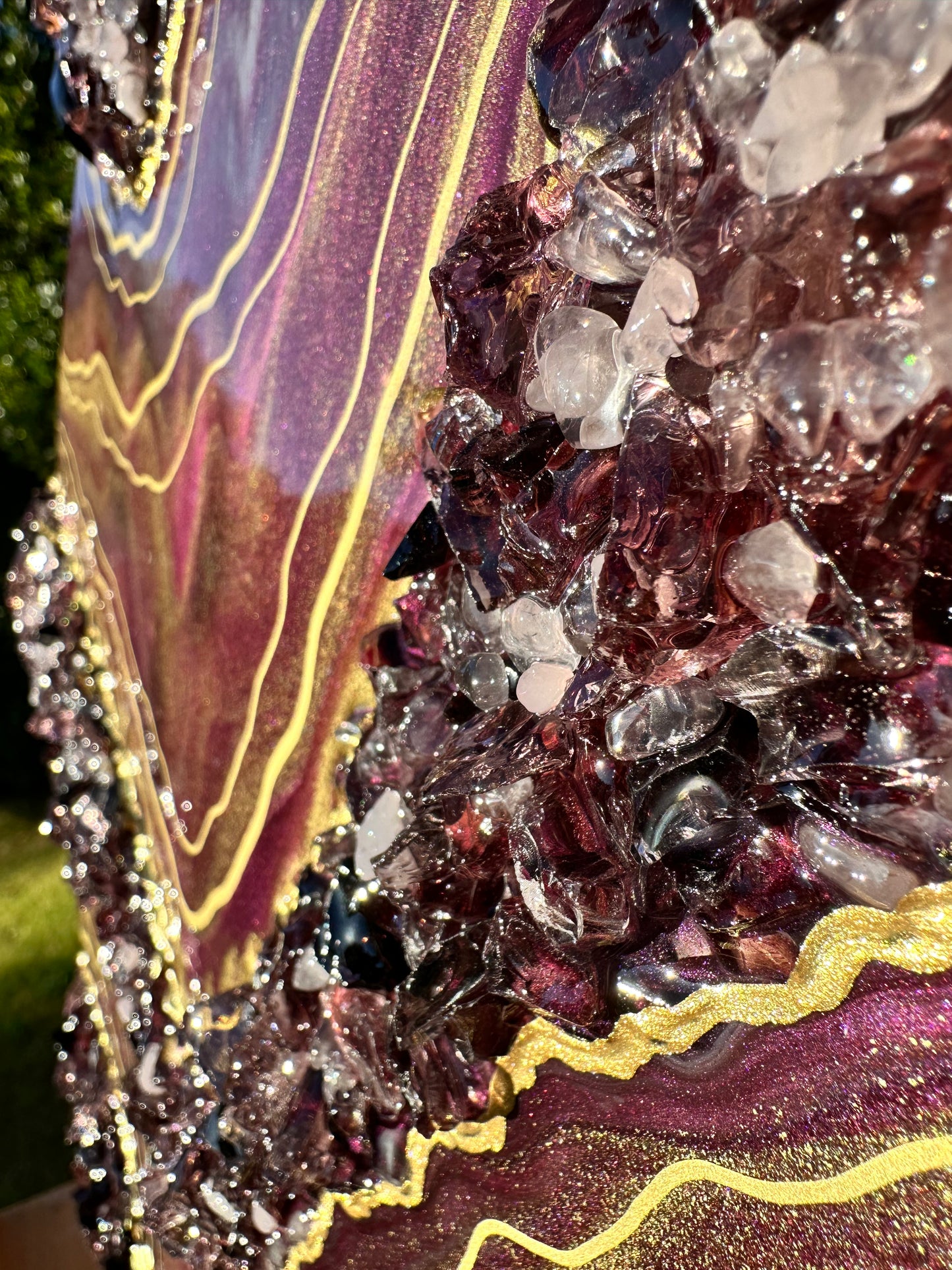 Tableau mural Géode -ronde