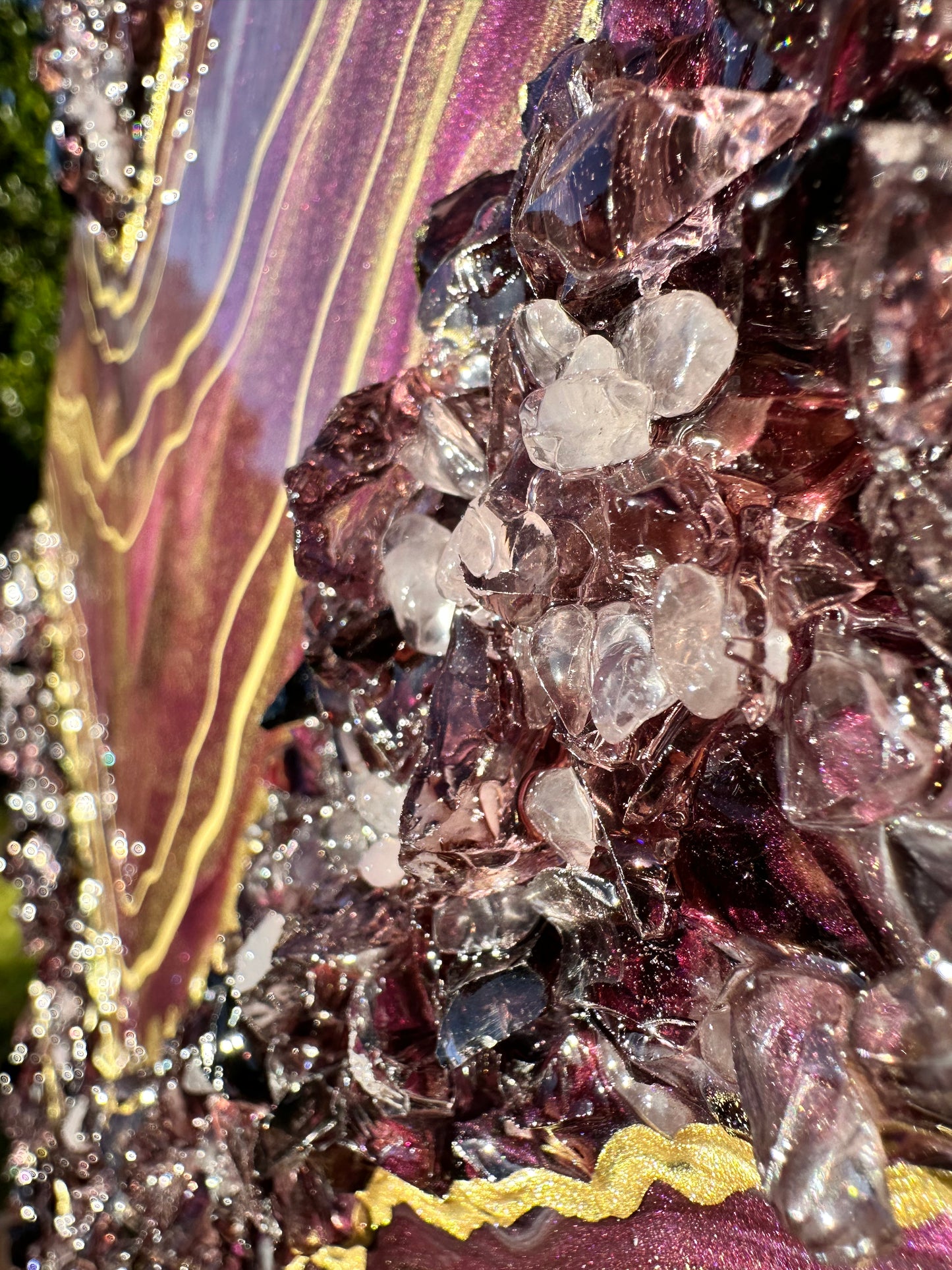 Tableau mural Géode -ronde