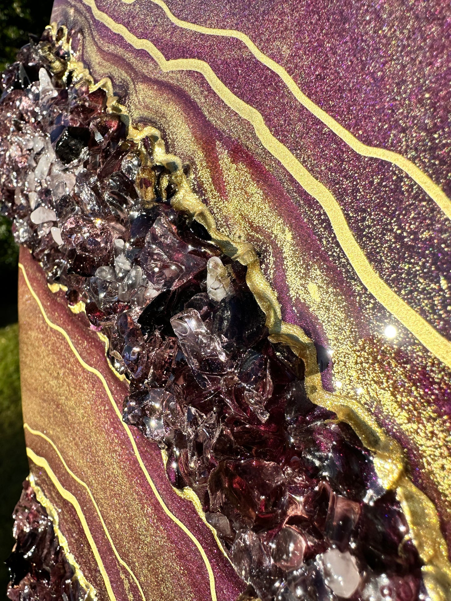 Tableau mural Géode -ronde