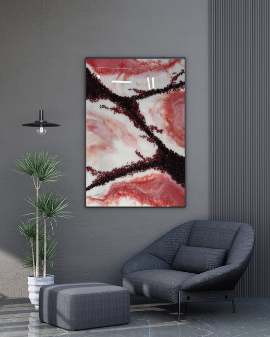 Tableau mural résine - Mémoire du coeur.